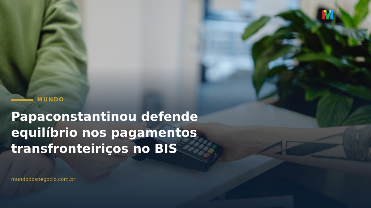 Papaconstantinou defende equilíbrio nos pagamentos transfronteiriços no BIS