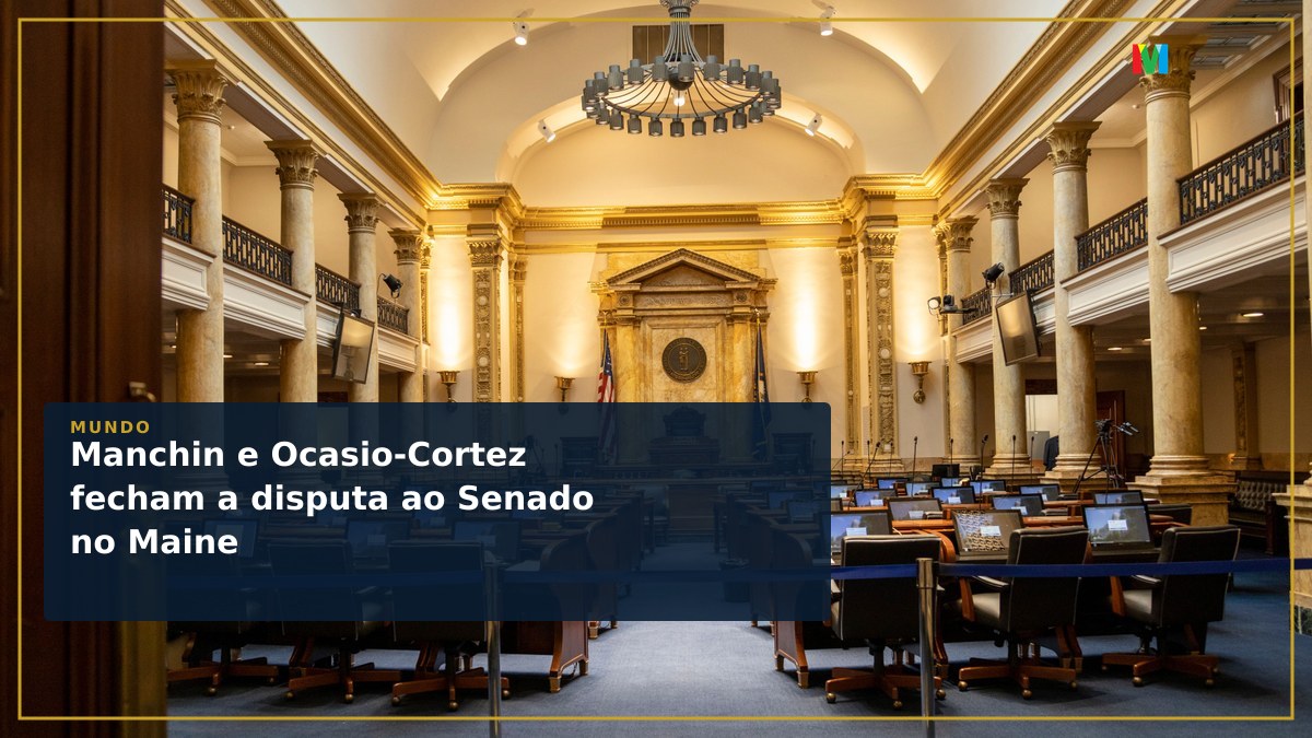 Manchin e Ocasio-Cortez fecham a disputa ao Senado no Maine