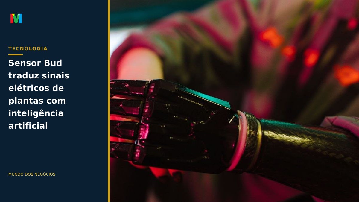 Sensor Bud traduz sinais elétricos de plantas com inteligência artificial