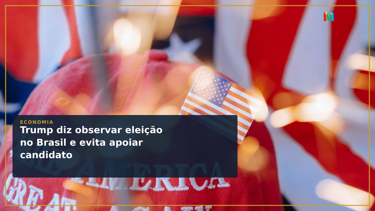 Trump diz observar eleição no Brasil e evita apoiar candidato