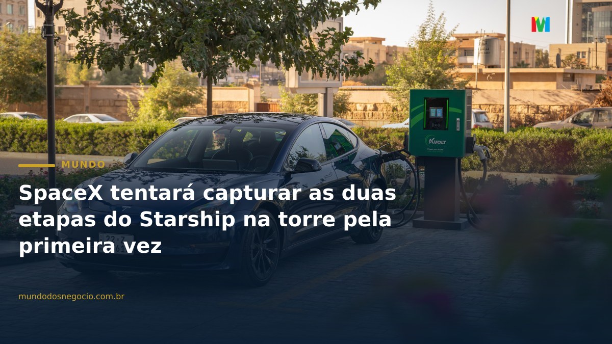 SpaceX tentará capturar as duas etapas do Starship na torre pela primeira vez