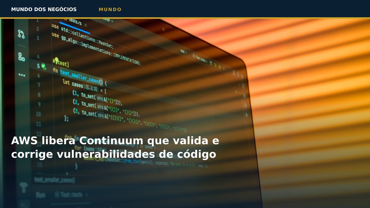 AWS libera Continuum que valida e corrige vulnerabilidades de código