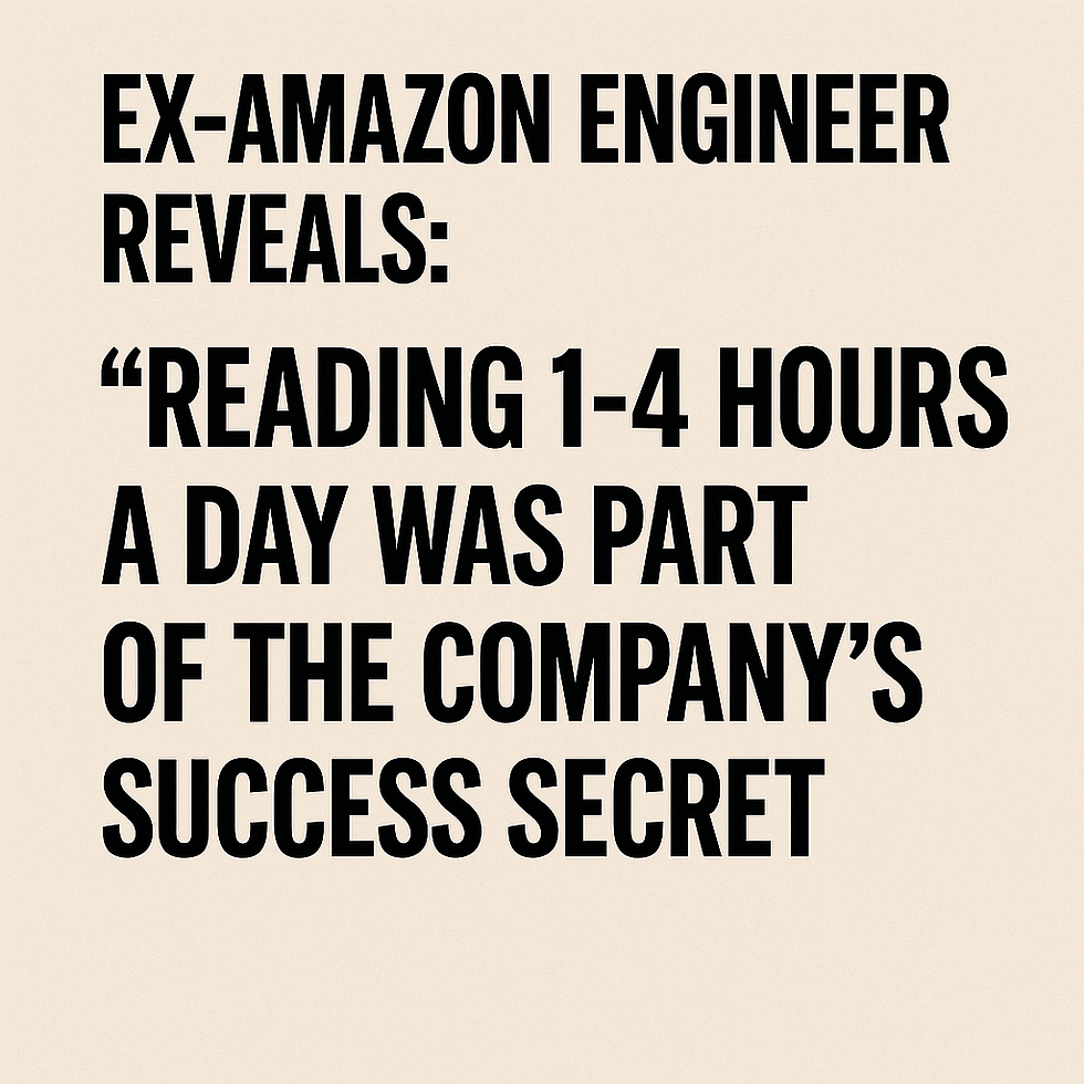 Ex-engenheiro da Amazon revela: “Ler 1 a 4 horas por dia era parte do segredo do sucesso da empresa”