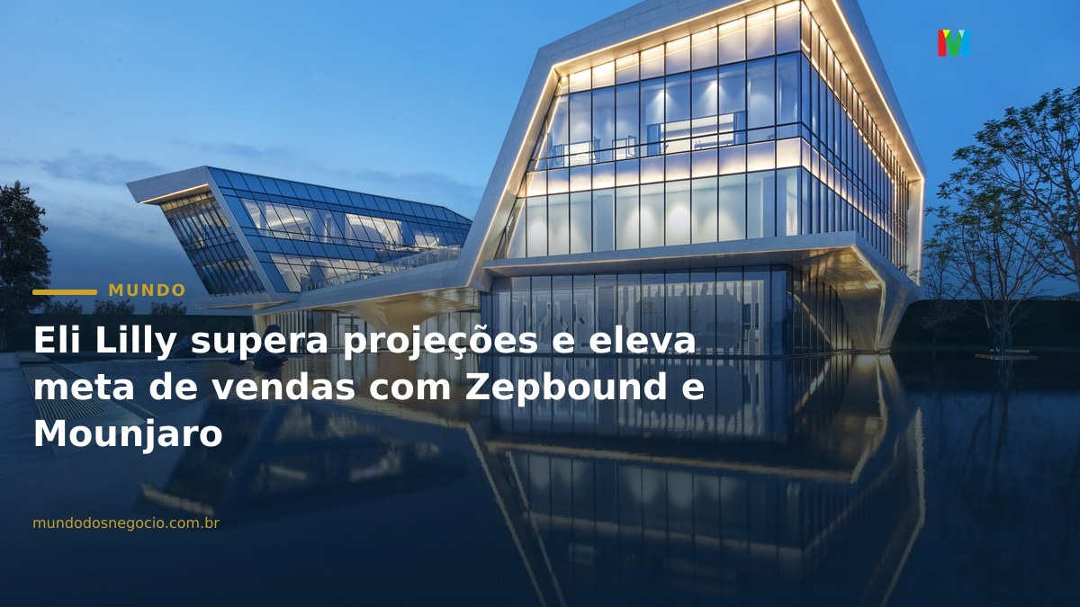 Eli Lilly supera projeções e eleva meta de vendas com Zepbound e Mounjaro