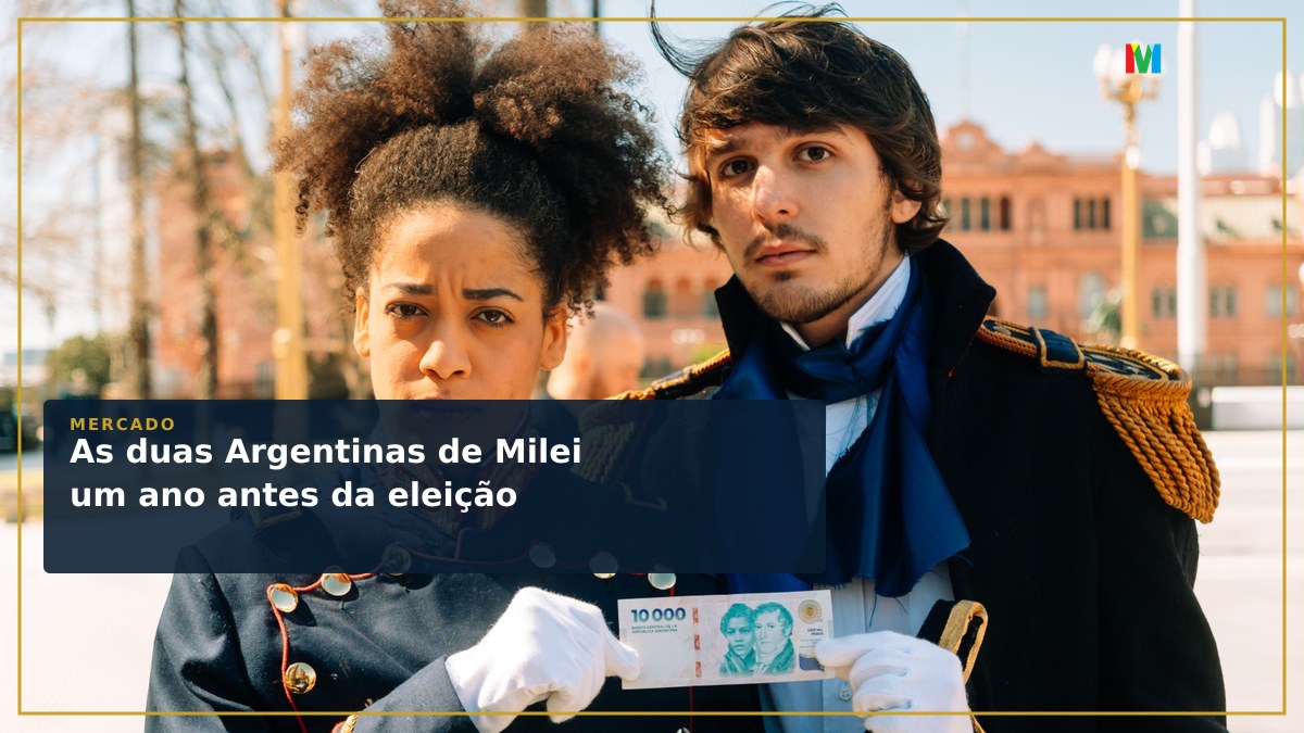 As duas Argentinas de Milei um ano antes da eleição