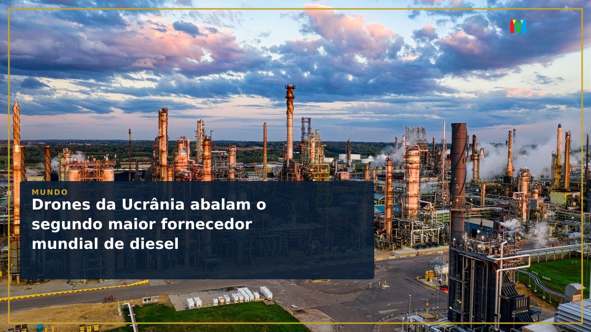 Drones da Ucrânia abalam o segundo maior fornecedor mundial de diesel