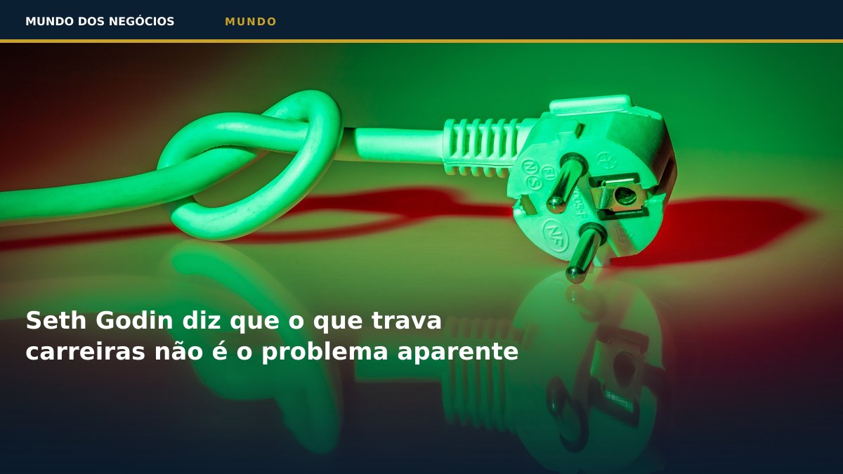 Seth Godin diz que o que trava carreiras não é o problema aparente