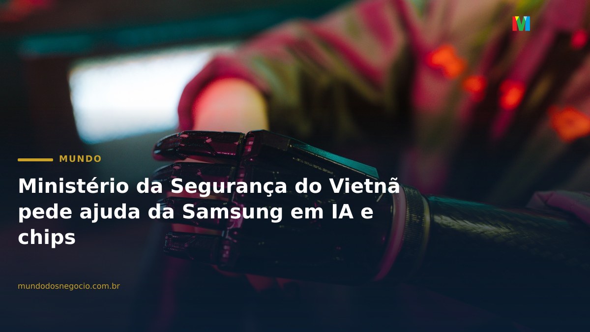Ministério da Segurança do Vietnã pede ajuda da Samsung em IA e chips
