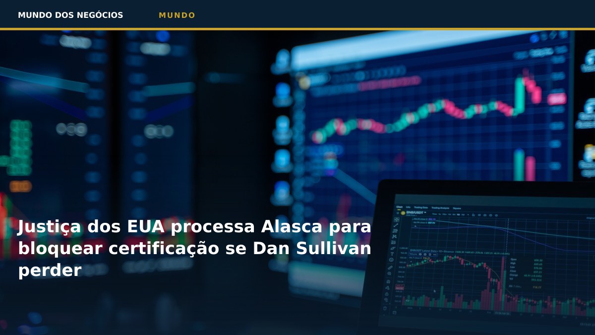 Justiça dos EUA processa Alasca para bloquear certificação se Dan Sullivan perder