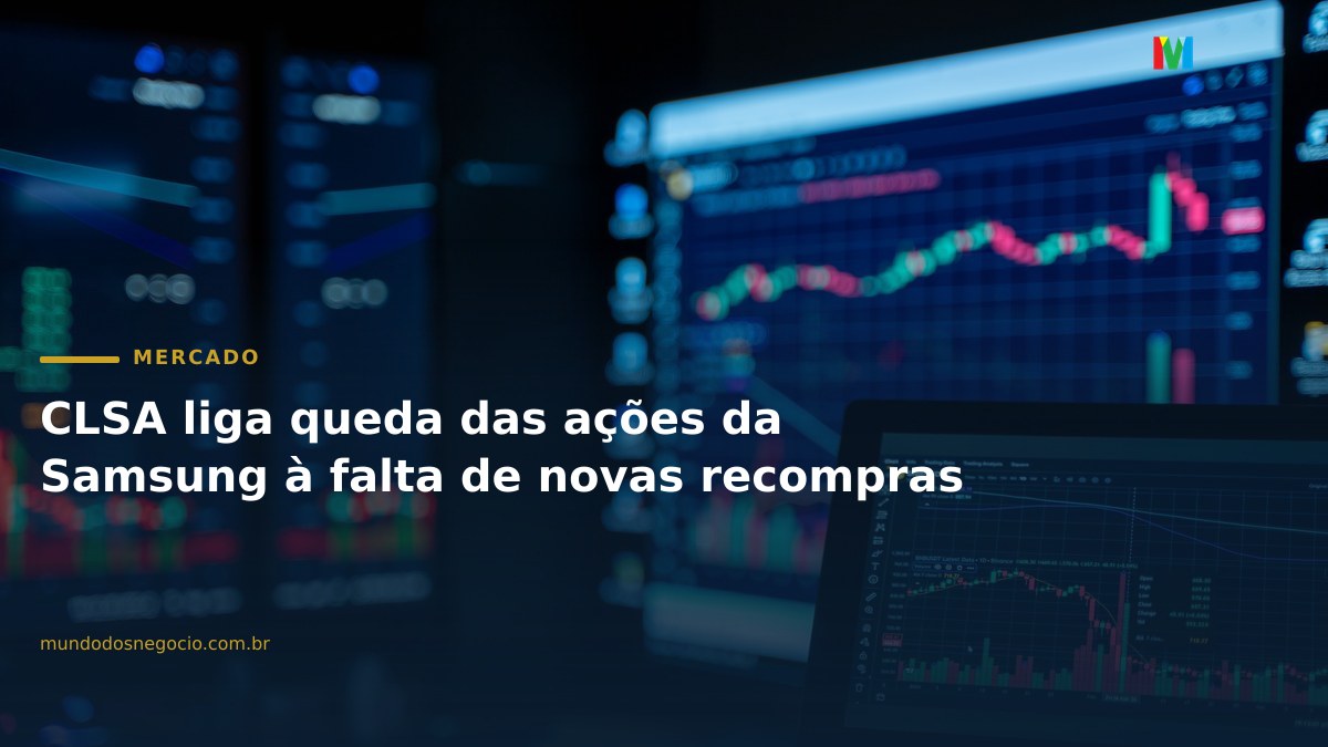 CLSA liga queda das ações da Samsung à falta de novas recompras