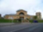 Iconic panoramic view of 'Ally Pally' (Alexandra Palace), an ornate Victorian entertainment venue overlooking the London skyline.