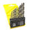 Thumbnail: 1.0-6.5mm 13pcs Multiple Size High Speed Drill Bit Set
