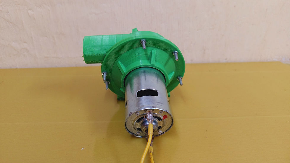 Thumbnail: Full Assembled Powerful DC 12-24volt RS775 DC Motor Air Blower Set