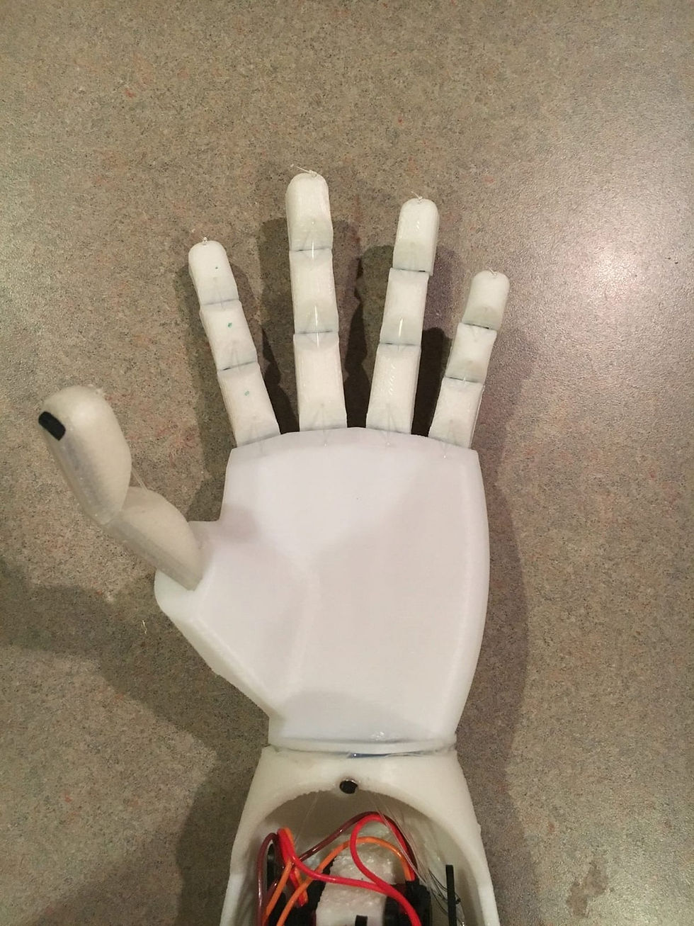 Thumbnail: Robotic Prosthetic ARM Hand DIY 3D Printed All Parts