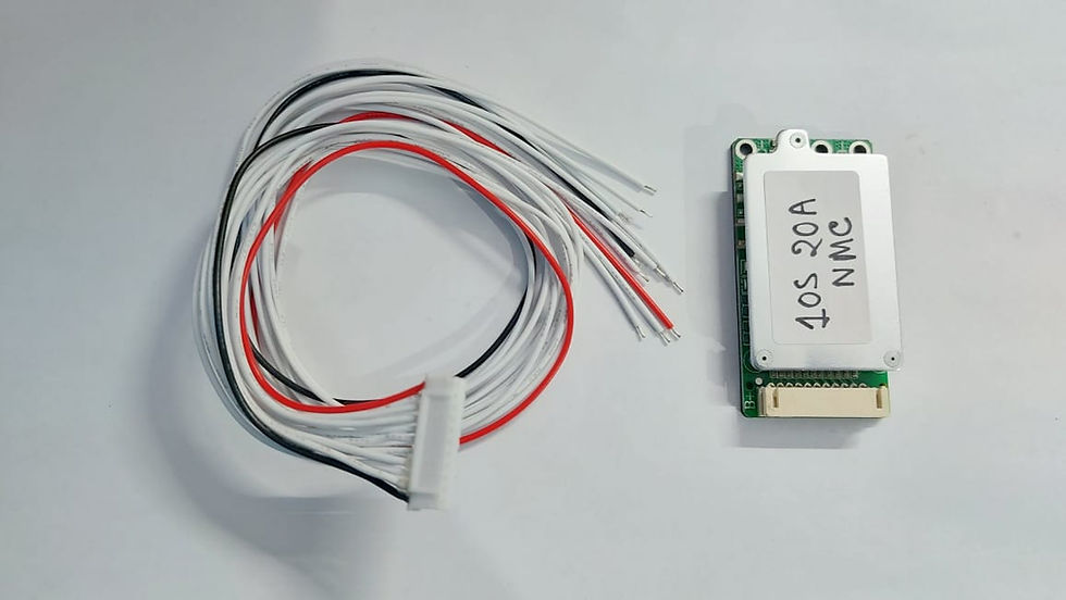 Thumbnail: 36v 10S 20A ECycle,EBike Lithium Ion Battery BMS Board with Heat Sink Protection