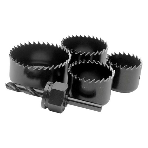 4pcs Hole Saw Blade Cutting Blade Set with Drill bit Connector