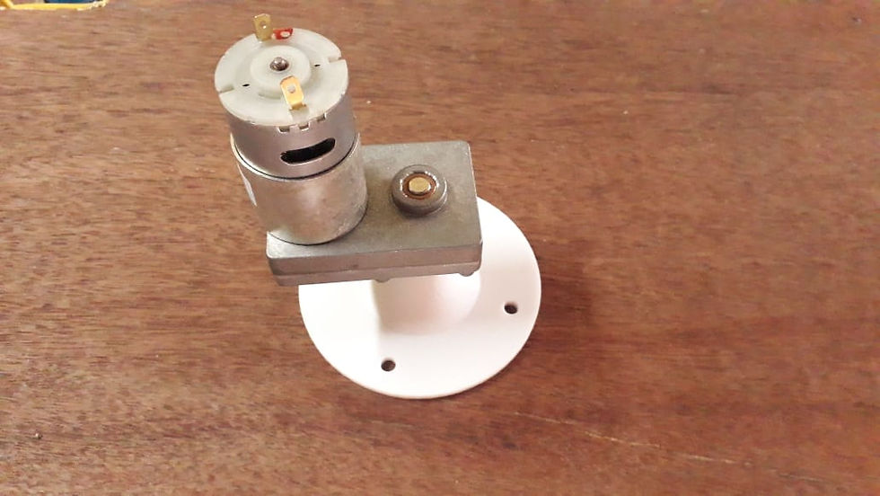 Thumbnail: DC Gear Motor 3D Printed Big Flange Coupler, Customize size coupler