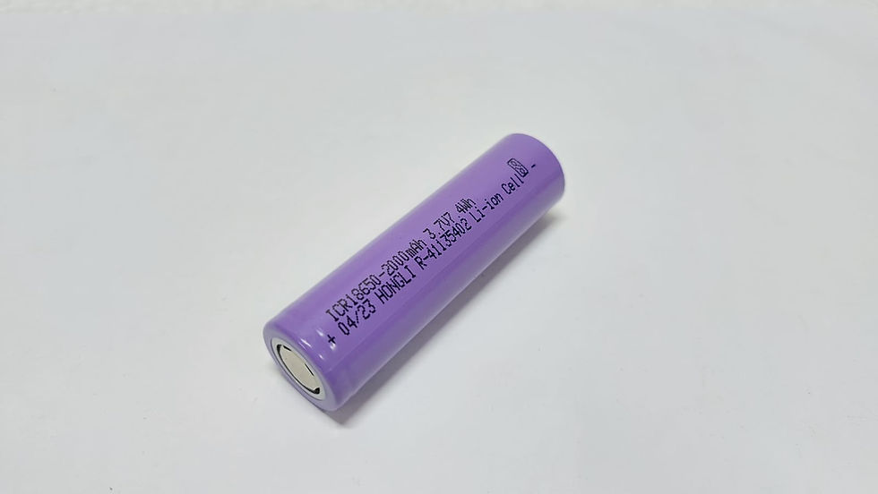 Thumbnail: 2000 mah 3.7volt ICR 18650 Lithium ion battery, Rechargeable Cells
