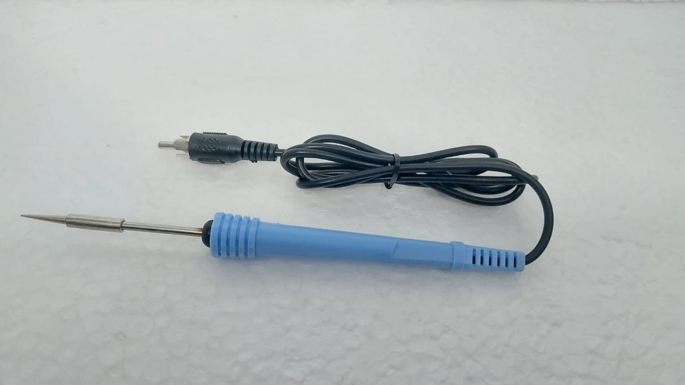 Thumbnail: 12volt 15watts Solder Iron with removable point Tip, Battery Adapter Operated