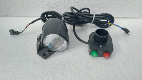 36volt Electric Cycle Head Light Horn Set with Switchs, High Power ...