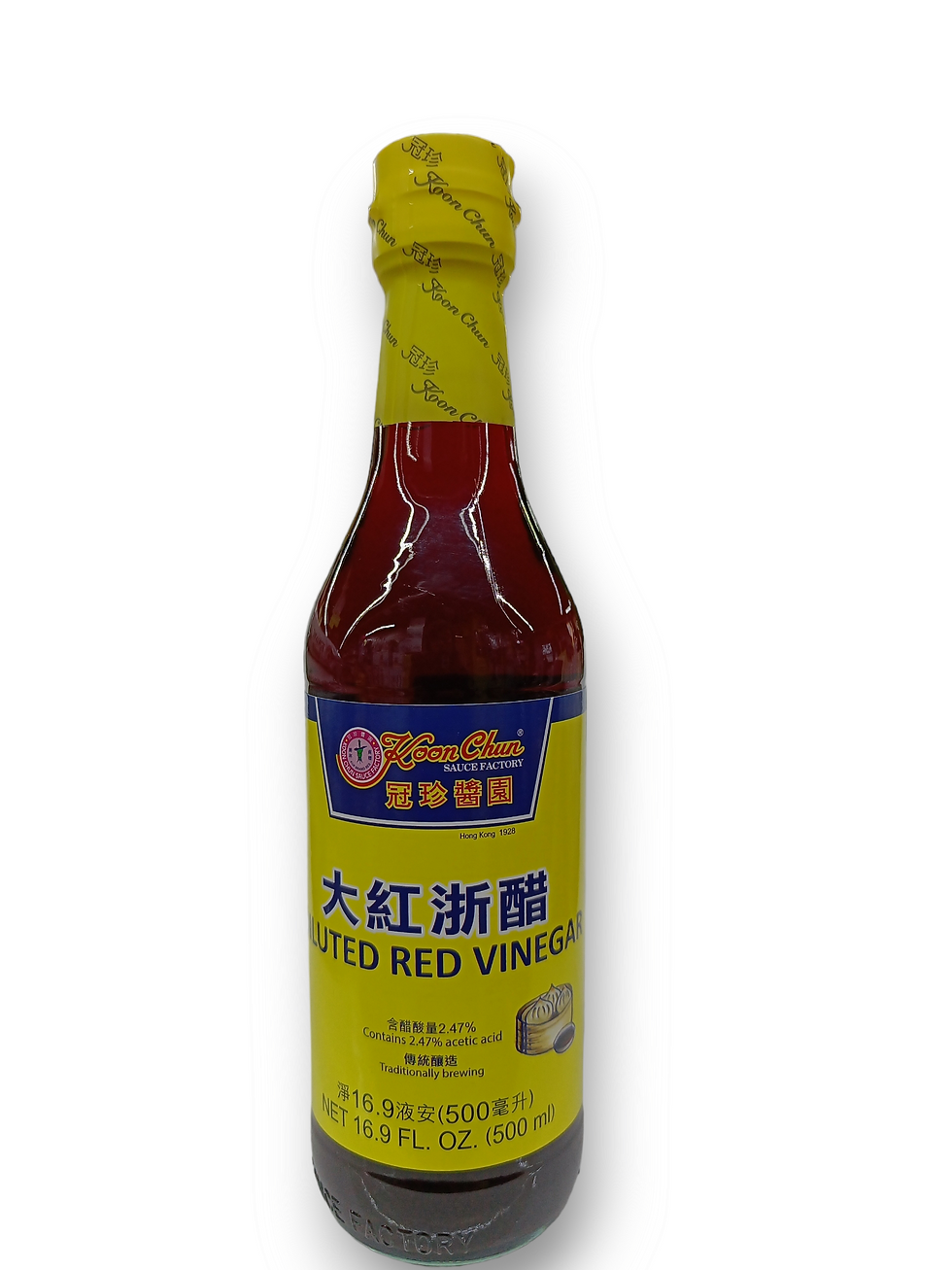 * Koon Chun. Vinagre Rojo Diluido. 500ml.