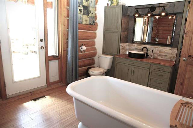 Our completed full bathroom reno