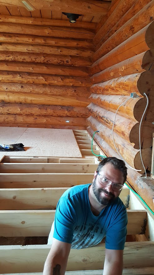 Raised floor reno