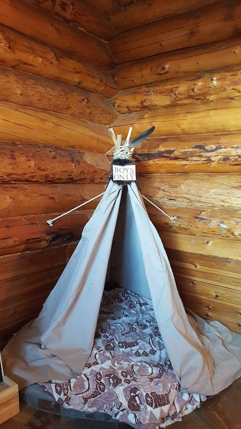 Home made kids tee pee