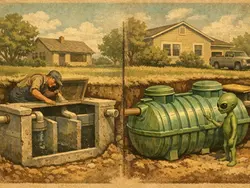 Concrete vs Plastic Septic Tanks