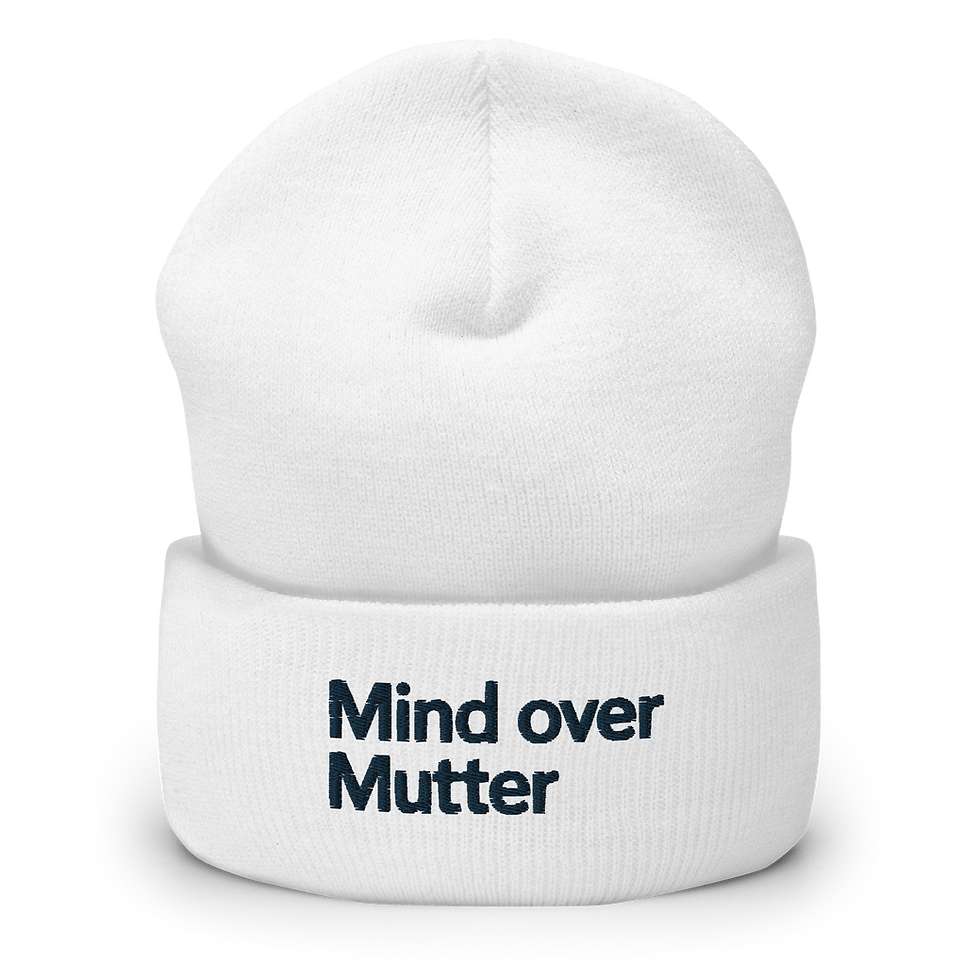 Thumbnail: Mind Over Mutter Cuffed Beanie | Yupoong 1501KC