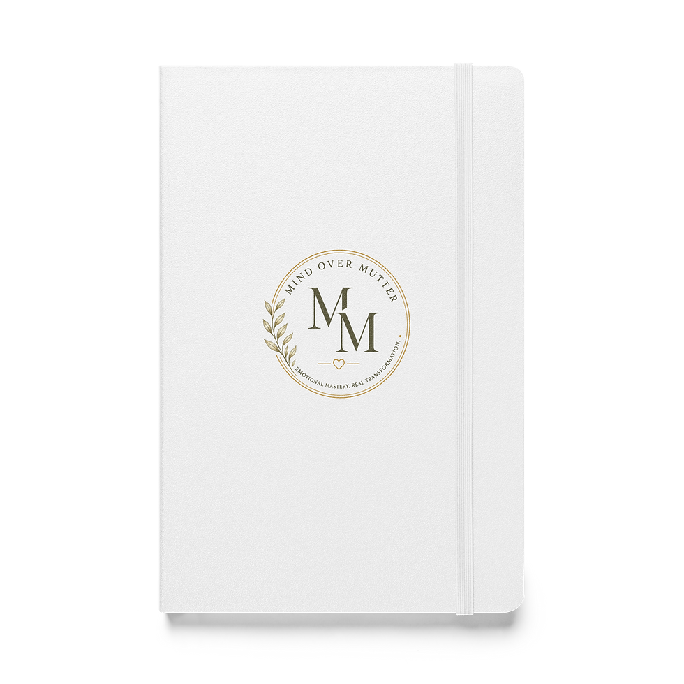 Mind Over Mutter Hardcover Bound Notebook with MM logo