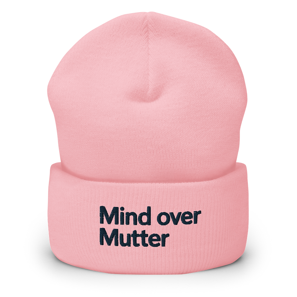 Thumbnail: Mind Over Mutter Cuffed Beanie | Yupoong 1501KC