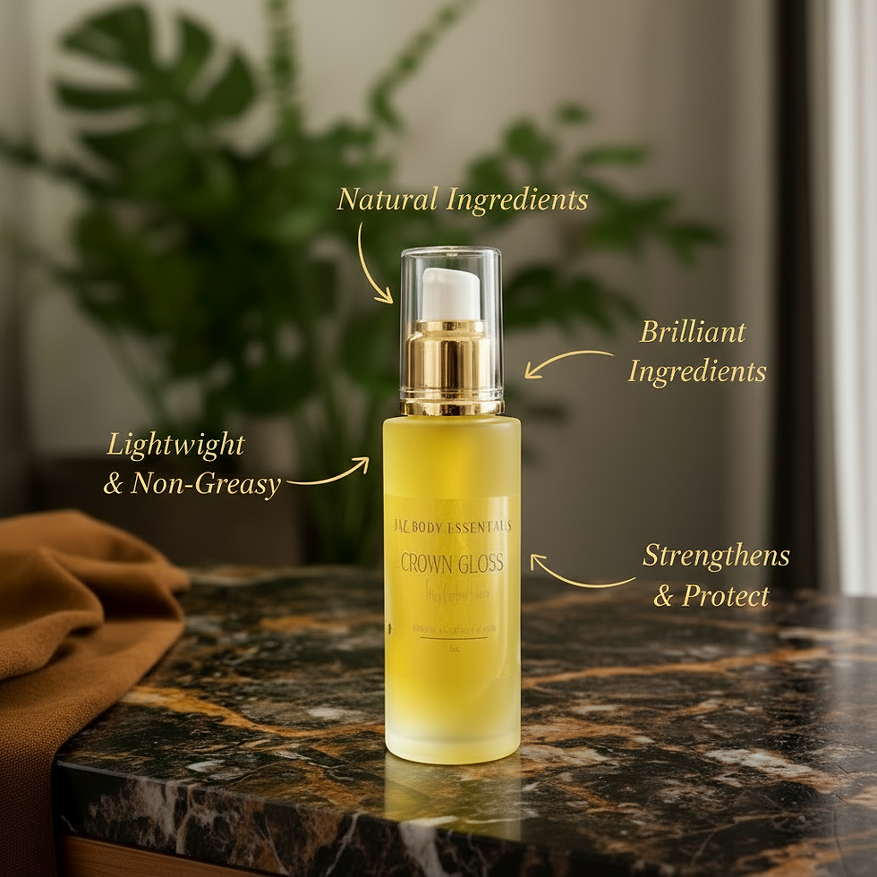 Thumbnail: Crown Gloss Frizz Control Serum, Frizz Control Hair Serum With Nourishing Oils