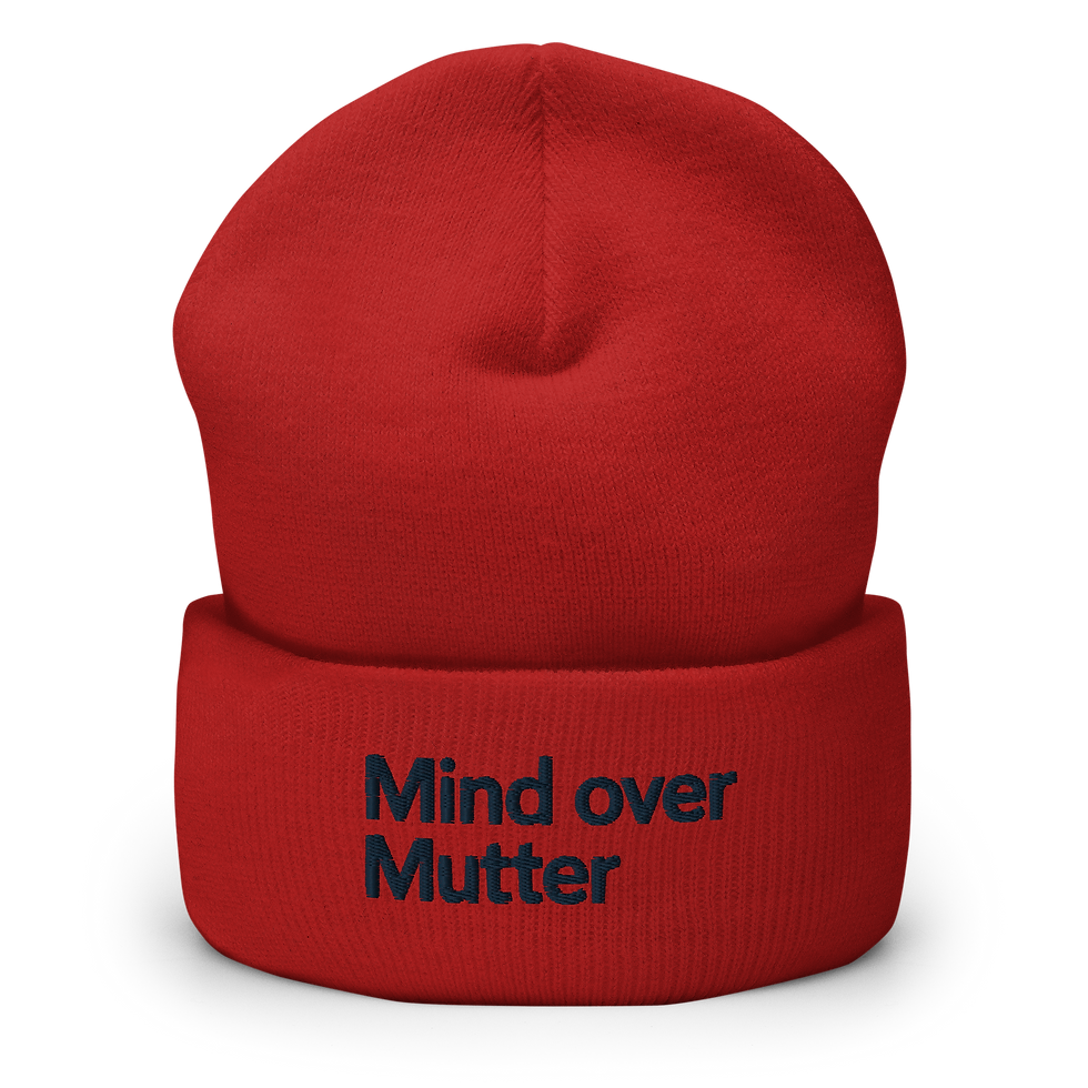 Thumbnail: Mind Over Mutter Cuffed Beanie | Yupoong 1501KC