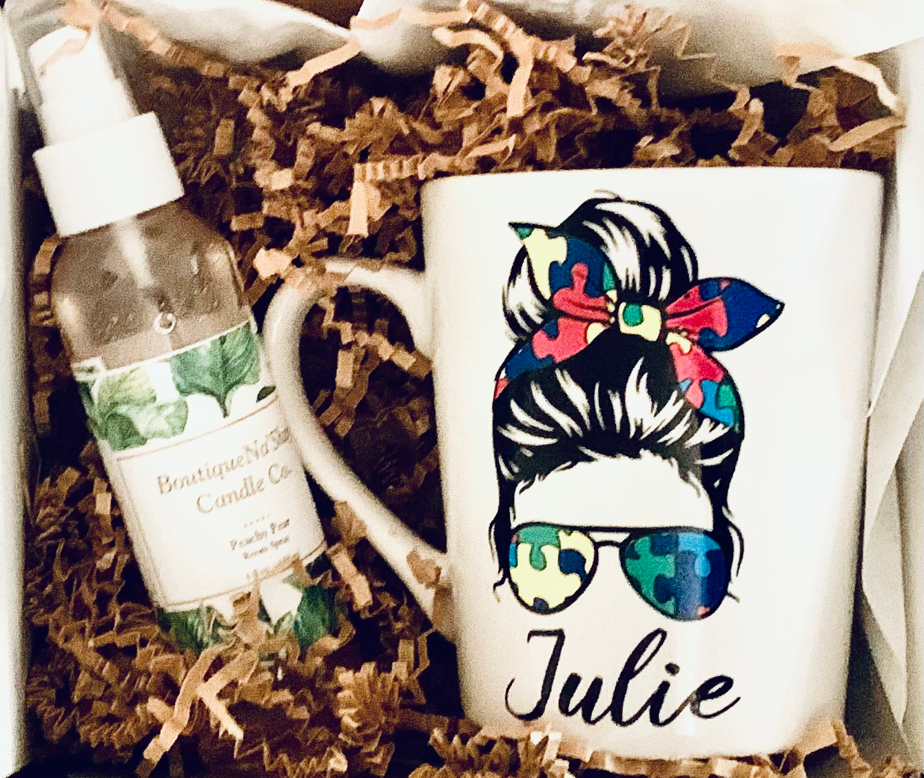 Personalized Mug and Room Spray Set Style 2