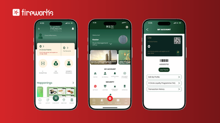 User managing residential services and accessing mall promotions through the GPM Super App in a seamless digital experience