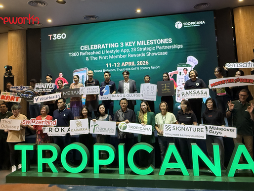 Tropicana T360 super app interface showcasing integrated lifestyle and property features powered by Fireworks Digital