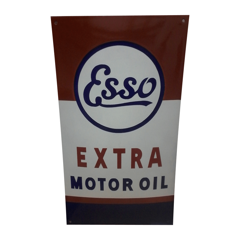 PLACA VINTAGE ESSO 30X50