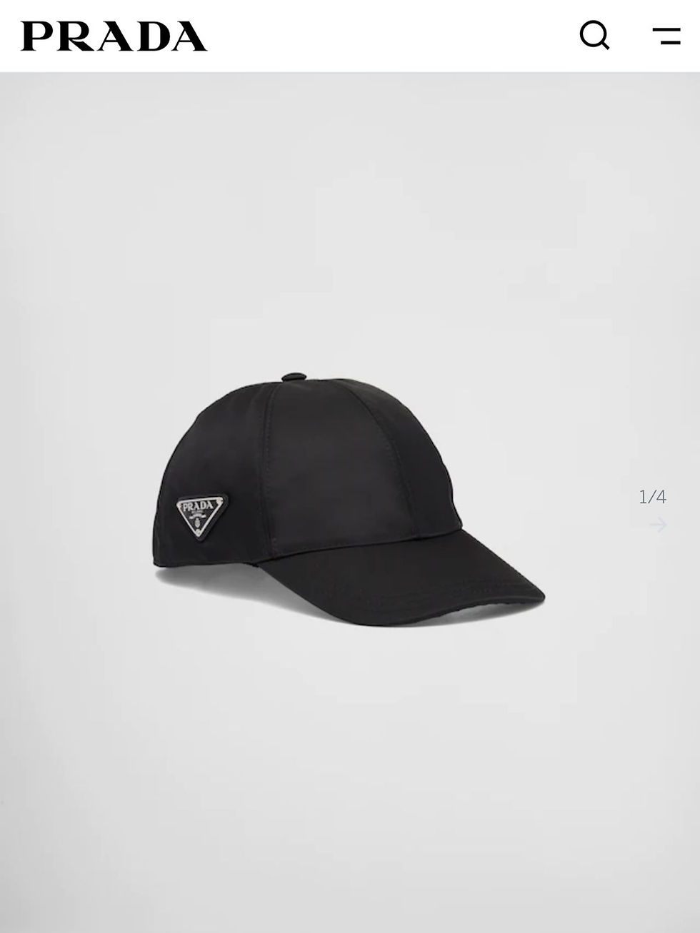 Thumbnail: PRADA RE- NYLON BASEBALL CAP | Fashion Haven