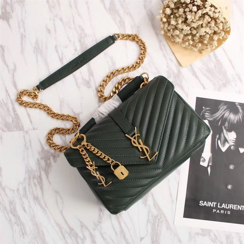 structured leather shoulder bag with card slots – SLY180