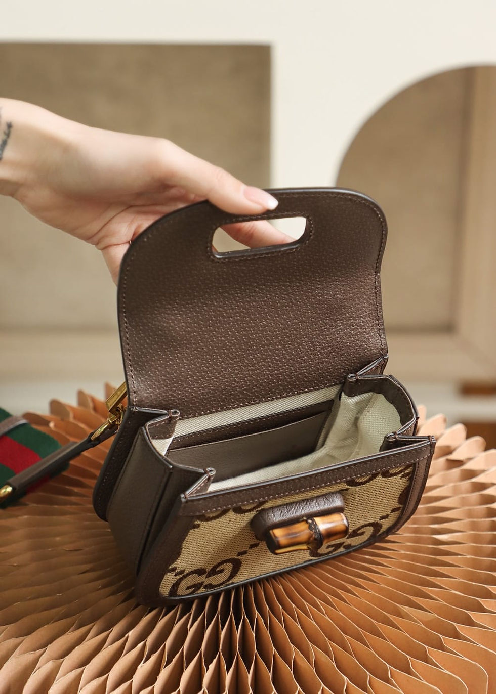 Thumbnail: Designer Bag Leather Bag GCI Bags - 615