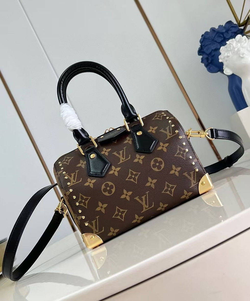Thumbnail: Designer Handbag L~V Genuine Leather – LUV858