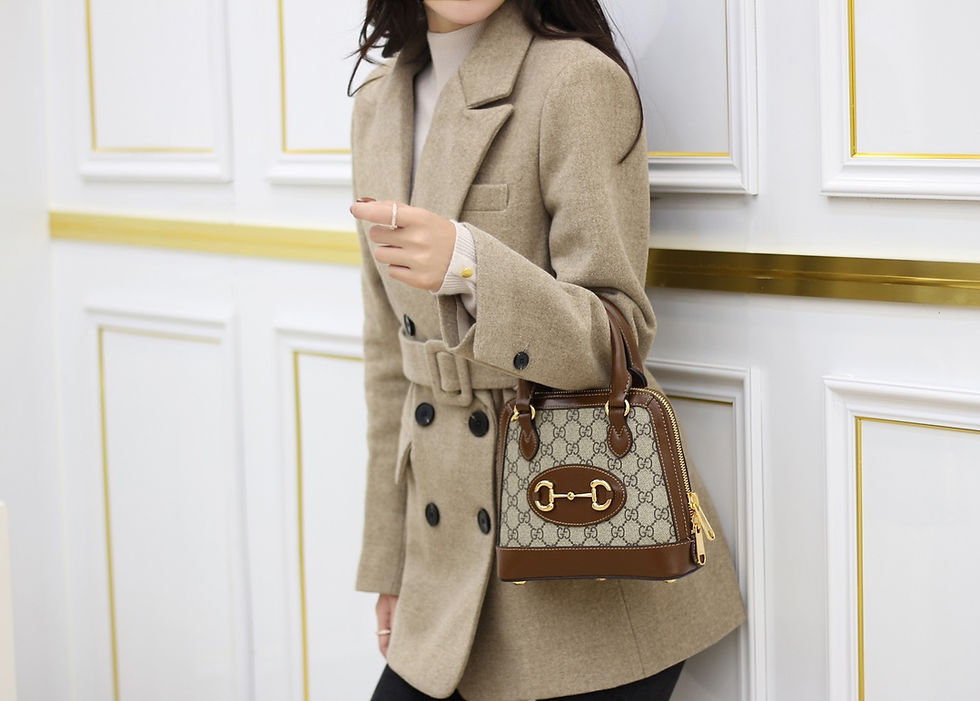 Thumbnail: Designer Bag Leather Bag GCI Bags - 602