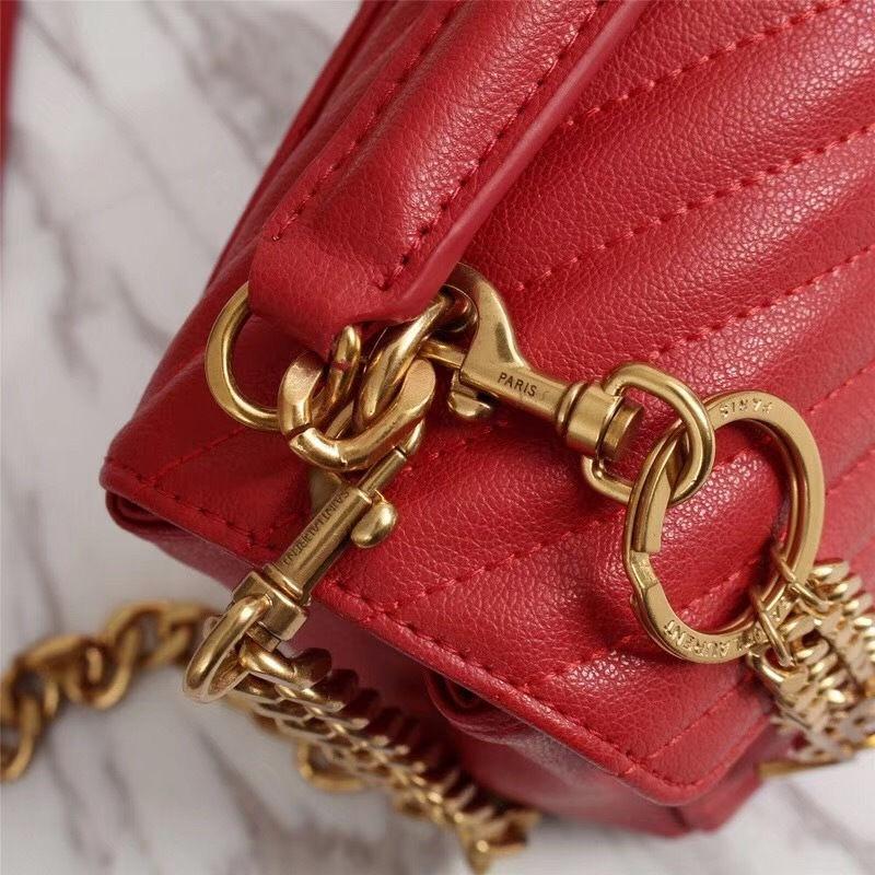 Thumbnail: textured leather shoulder bag with card slots – SLY157