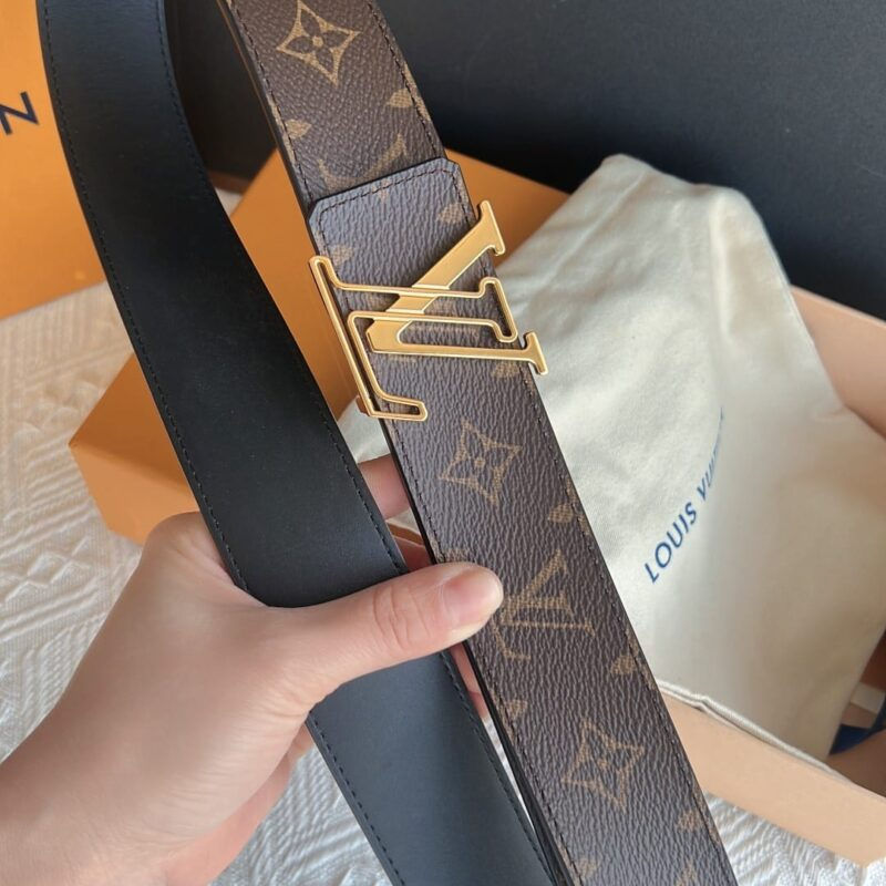 Thumbnail: / Classic Pattern Dove Double-Sided Belt 4.0Cm – LUV699
