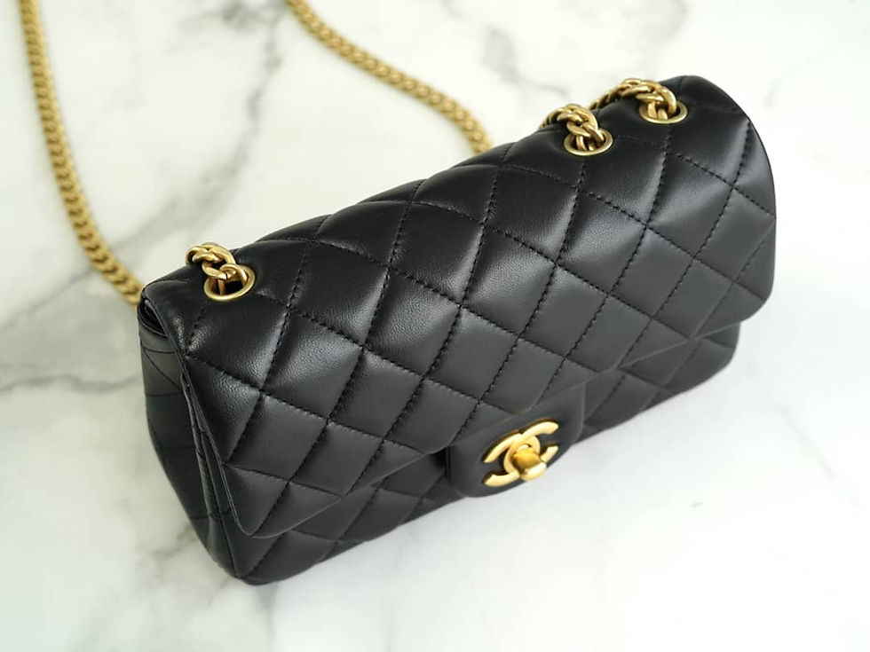 Thumbnail: 23s spring and summer new camelia cf mini black – CHL145