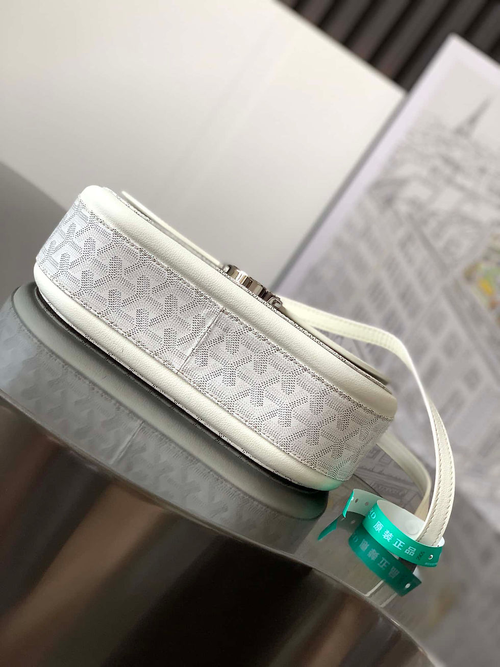 Thumbnail: versatile canvas belt bag with chain strap – GOY409