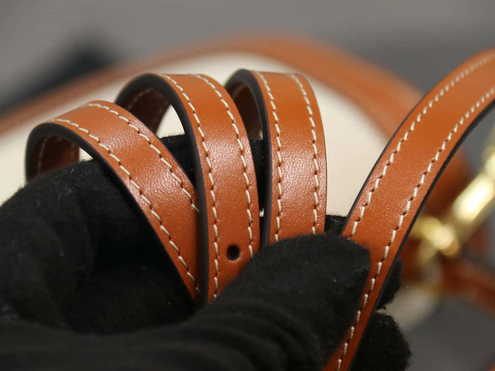 Thumbnail: Mini Besace Saddle Bag – Black Gold – CEL278
