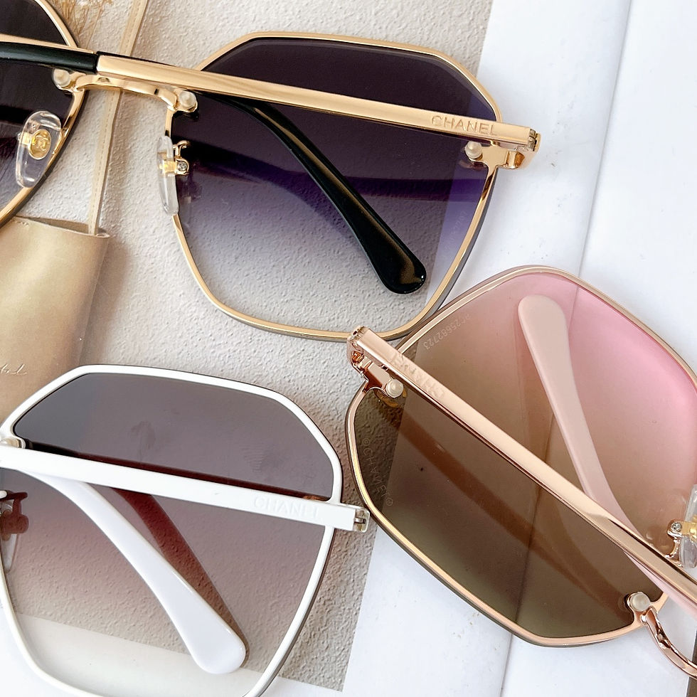 Chanel Irregular Border Unisex Sunglasses | Fashion Haven