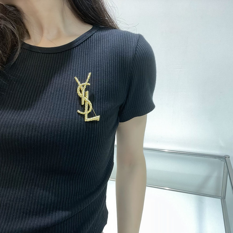 Thumbnail: Saint Laurent YSL Brooch